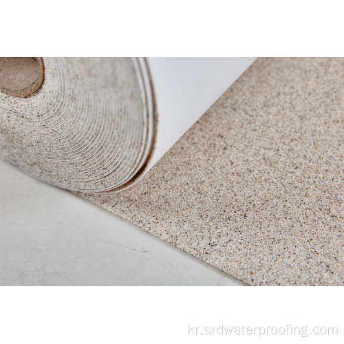 SRD HDPE 사전 적용 방수 막 모래 유형